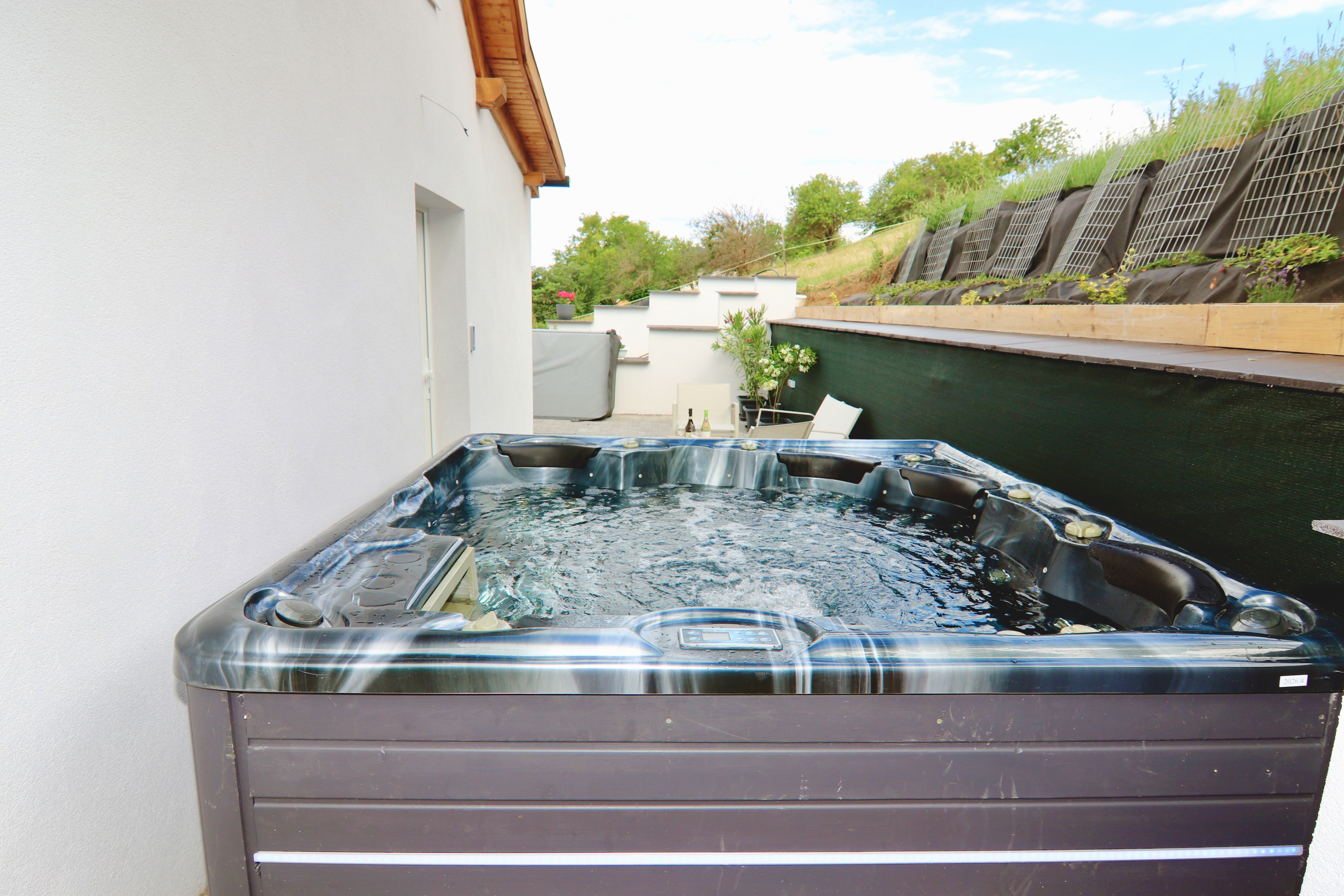 Jakuzzi terasz összképe